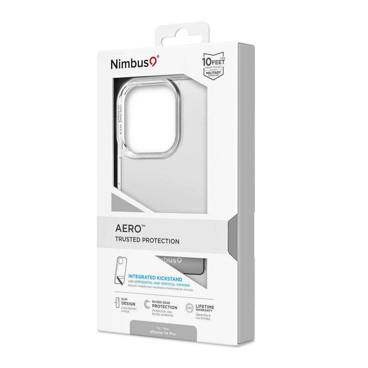 Coque Nimbus9 Aero pour iPhone 14 Pro (6.1) – Transparente