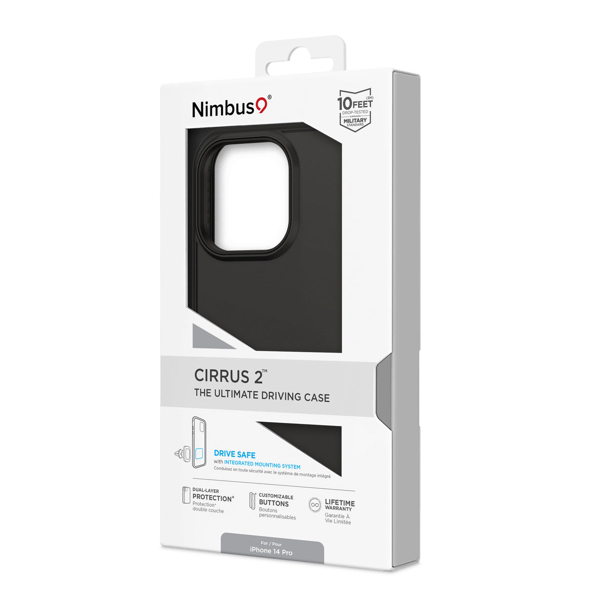 Funda MagSafe Nimbus9 Cirrus 2 para iPhone 14 Pro (6.1) - Negra