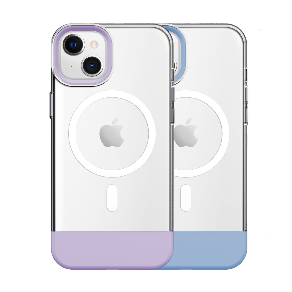 Coque MagSafe Nimbus9 Ghost 3 pour iPhone 15 Plus – Lilas transparent