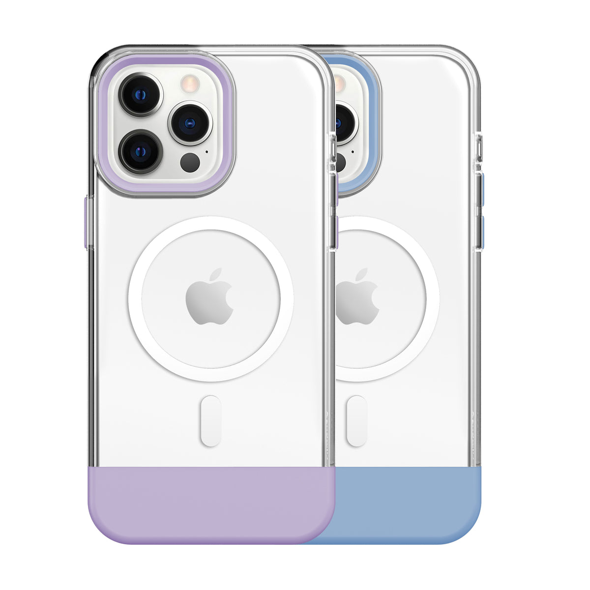 Funda MagSafe Nimbus9 Ghost 3 para iPhone 15 Pro Max - Lila transparente