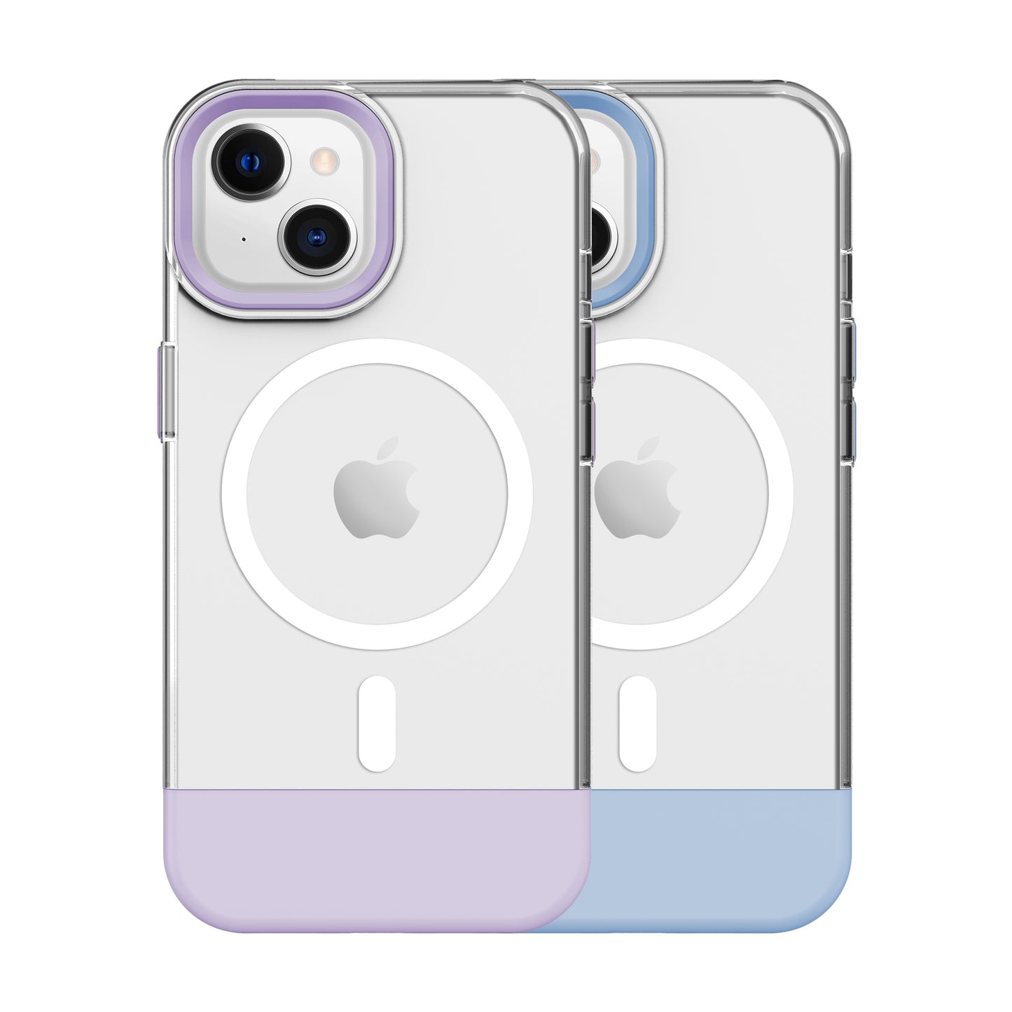 Coque MagSafe Nimbus9 Ghost 3 pour iPhone 15 – Lilas transparent