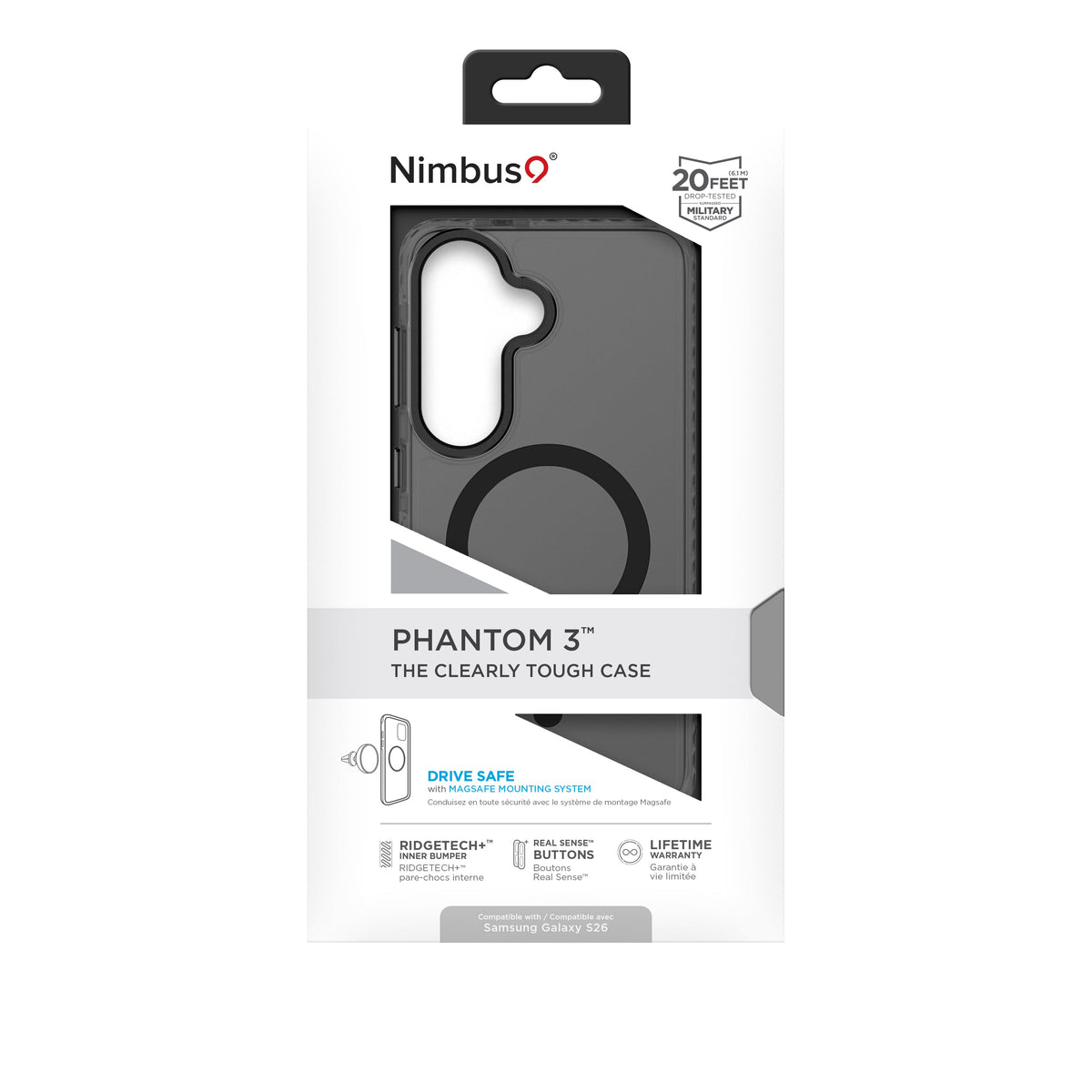 Nimbus9 Phantom 3 Galaxy S26 MagSafe Case