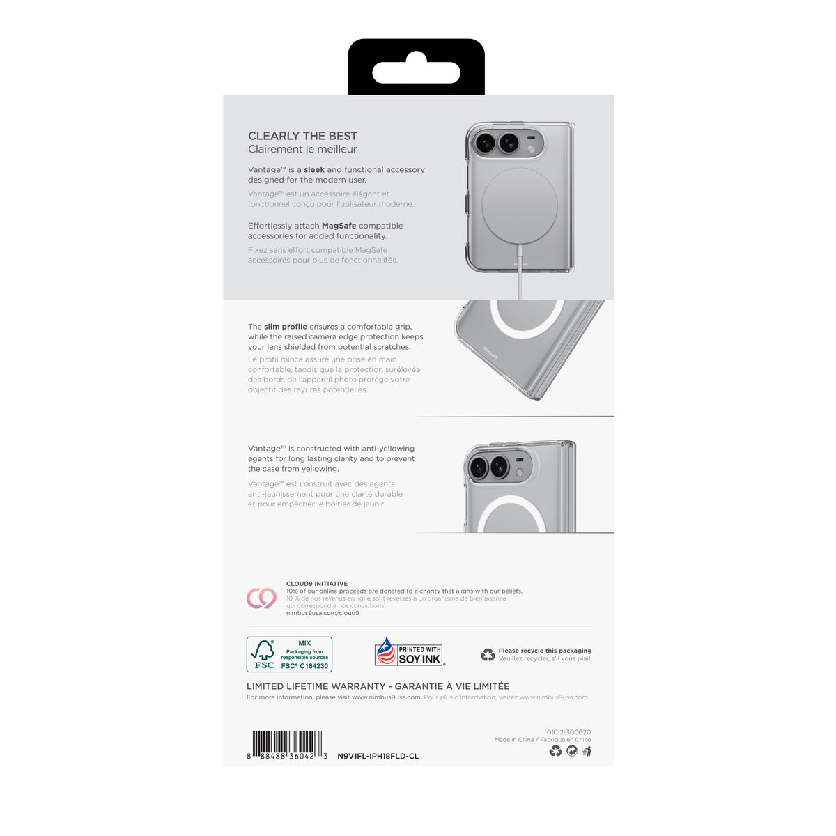 Nimbus9 Vantage Foldable iPhone Duo MagSafe Case