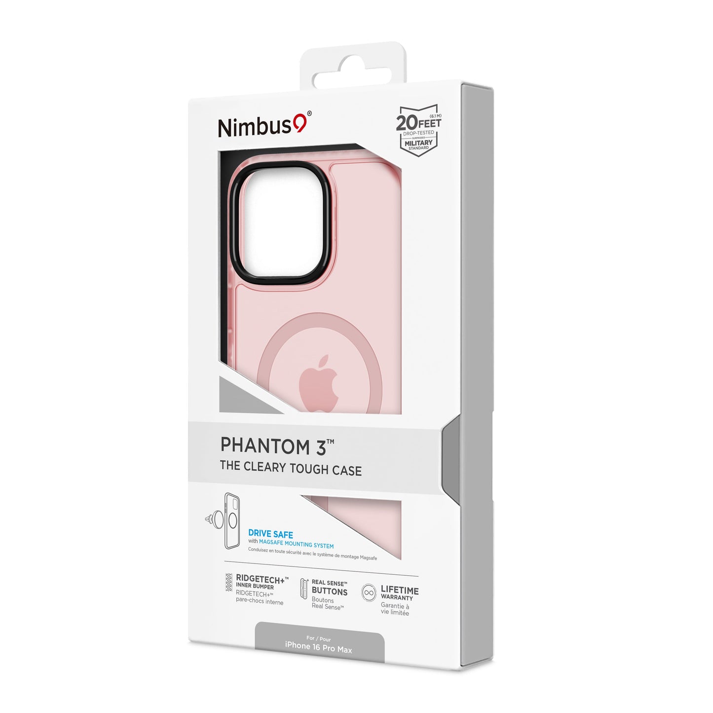 Funda MagSafe Nimbus9 Phantom 3 para iPhone 16 Pro Max - Flamenco
