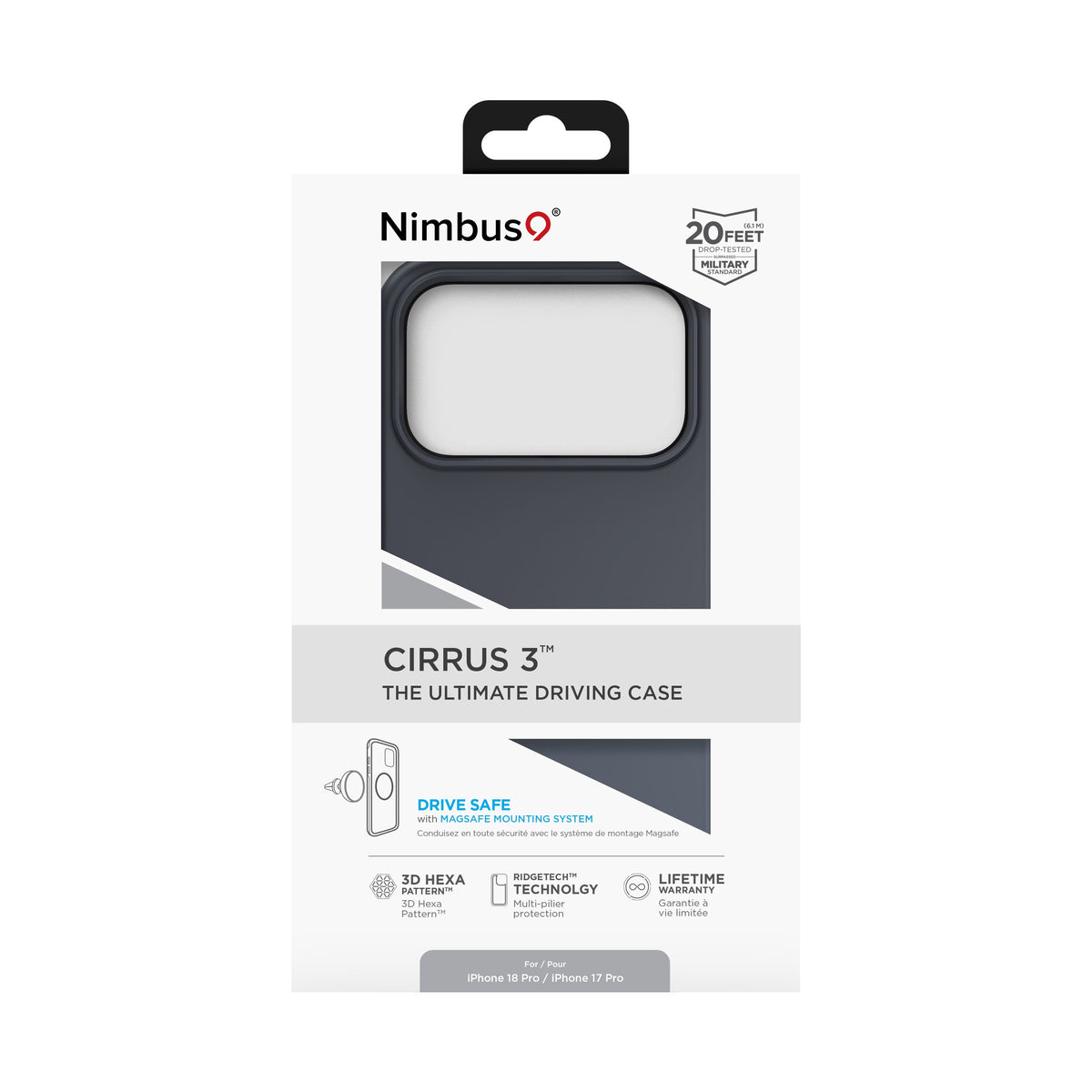 Nimbus9 Cirrus 3 iPhone 18 Pro / 17 Pro MagSafe Case
