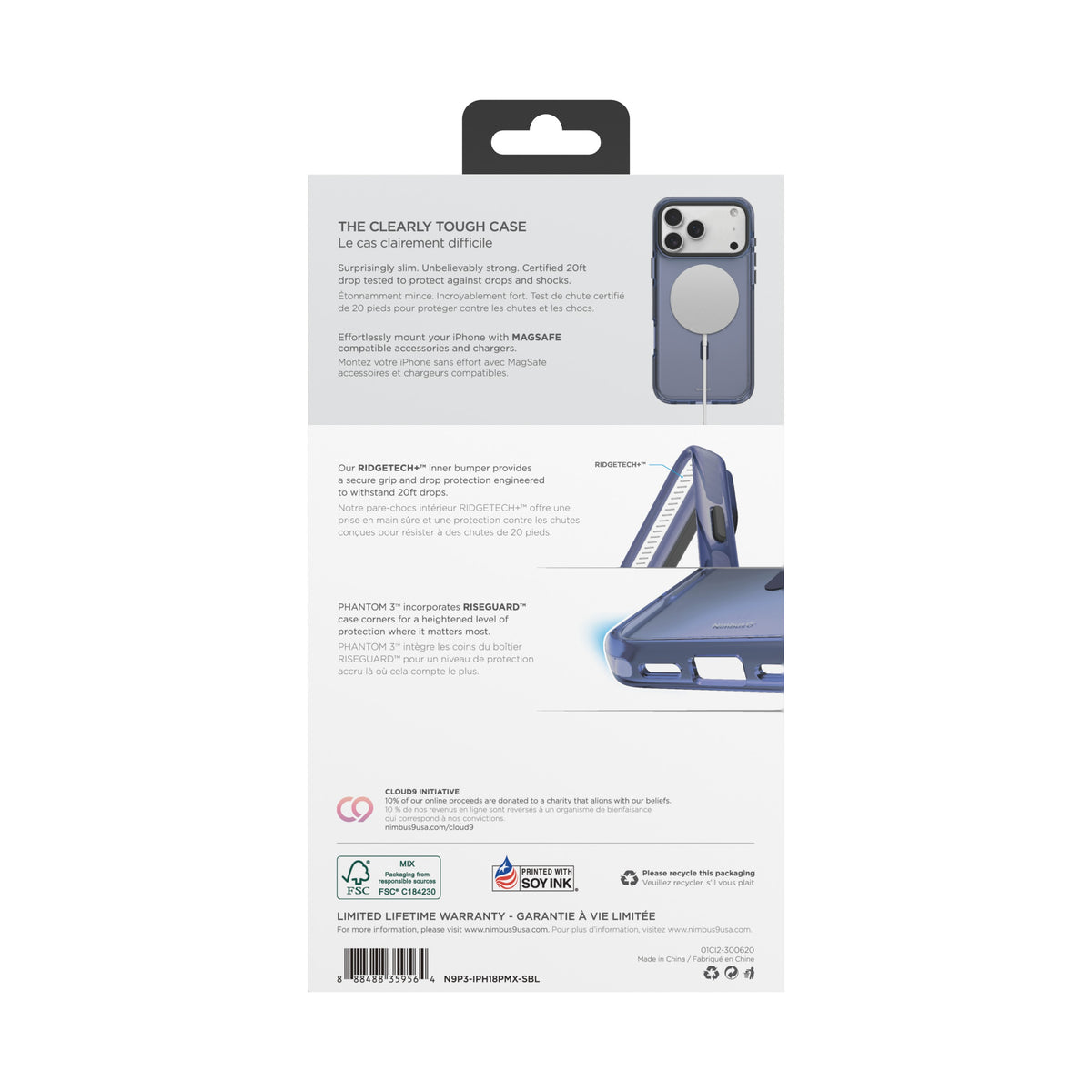 Nimbus9 Phantom 3 iPhone 18 Pro Max / 17 Pro Max MagSafe Case