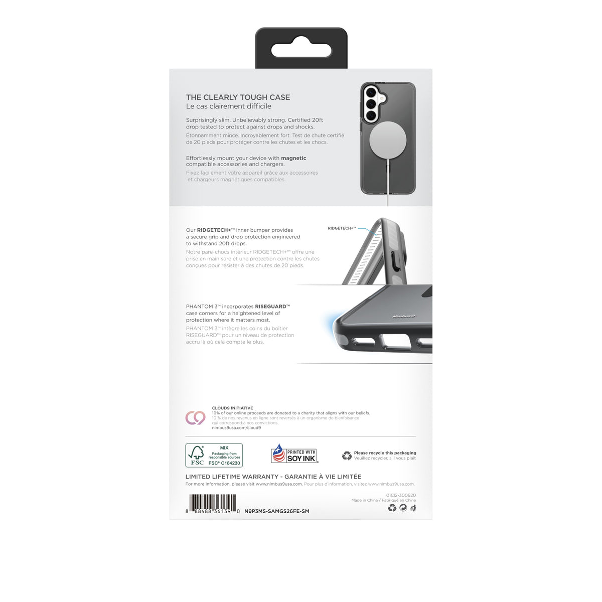 Nimbus9 Phantom 3 Galaxy S26 FE MagSafe Case