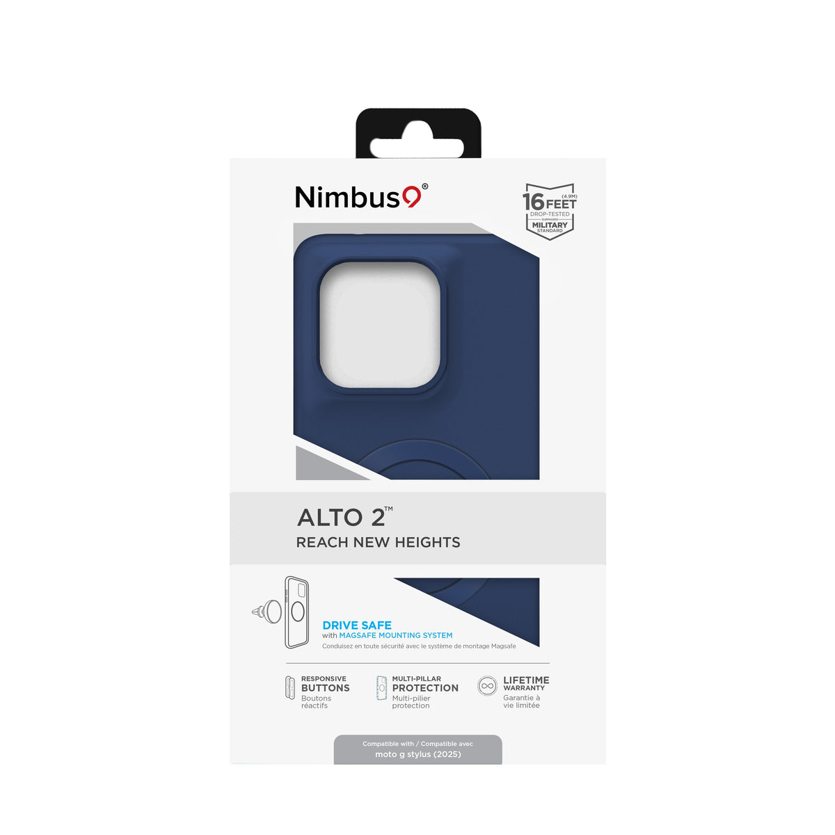 Funda Nimbus9 Alto 2 para Moto G Stylus (2025) - Azul