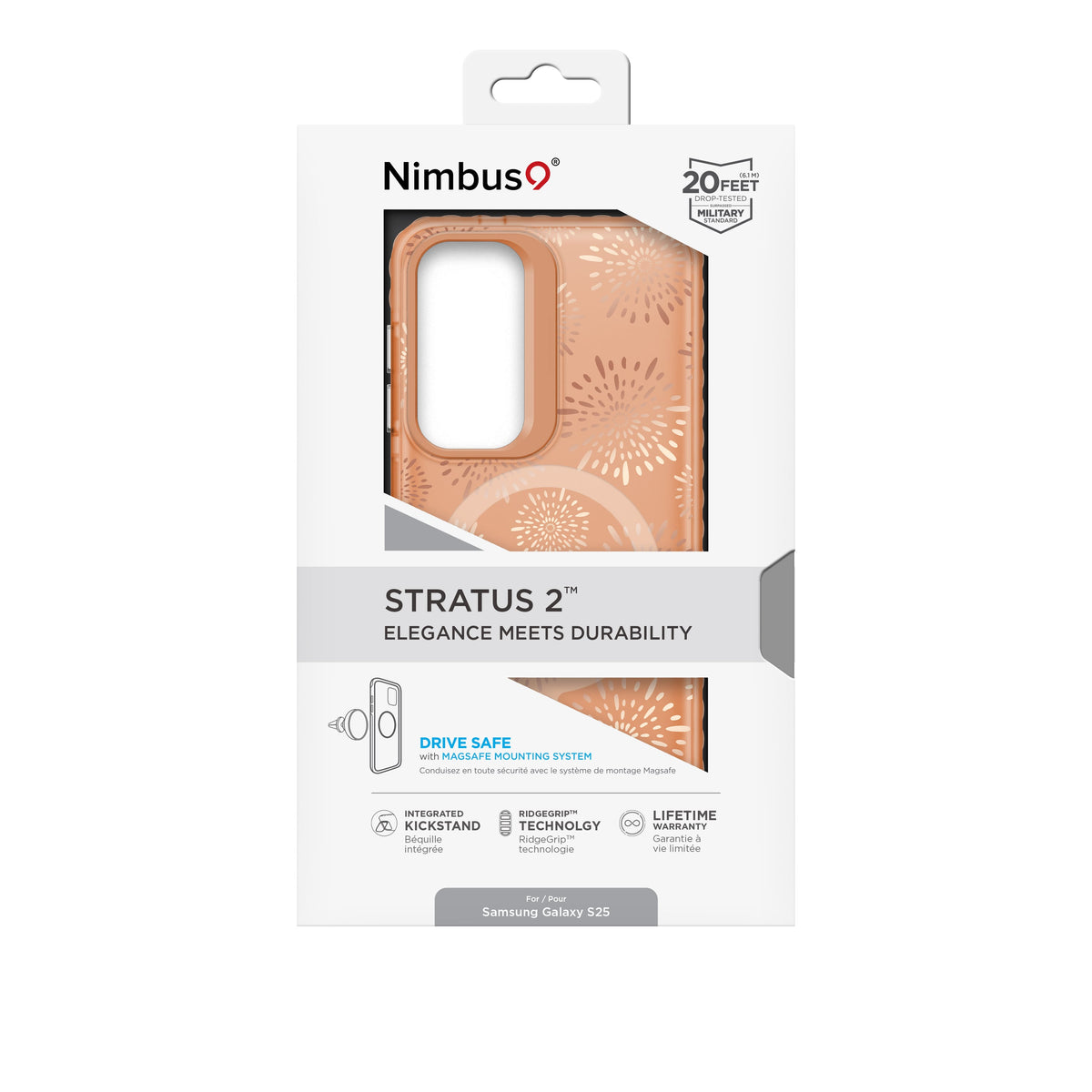 Coque MagSafe Nimbus9 Stratus 2 pour Galaxy S25 – Étoile