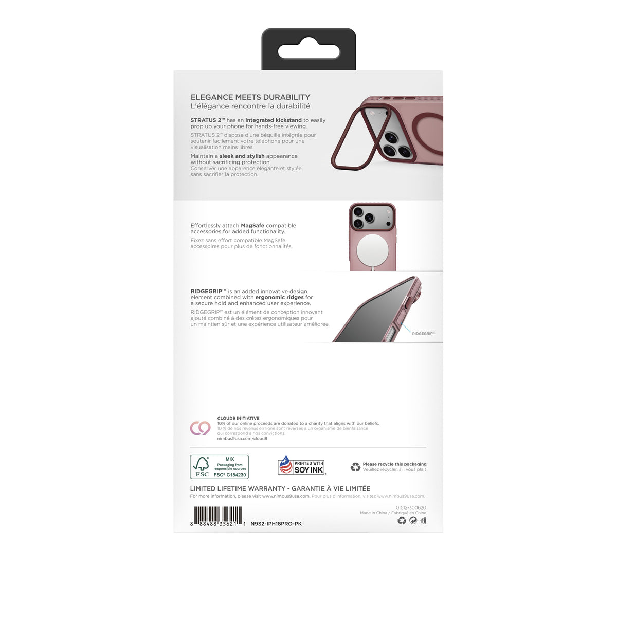 Nimbus9 Stratus 2 iPhone 18 Pro / 17 Pro MagSafe Case