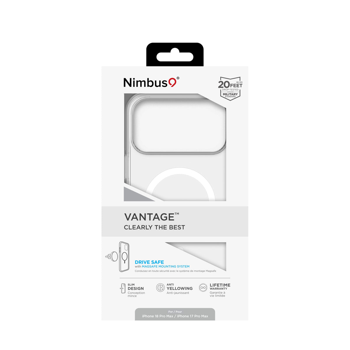 Nimbus9 Vantage iPhone 18 Pro Max / 17 Pro Max MagSafe Case