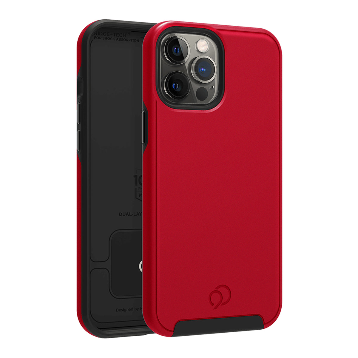 Coque Nimbus9 Cirrus 2 pour iPhone 13 Pro Max / 12 Pro Max – Cramoisi