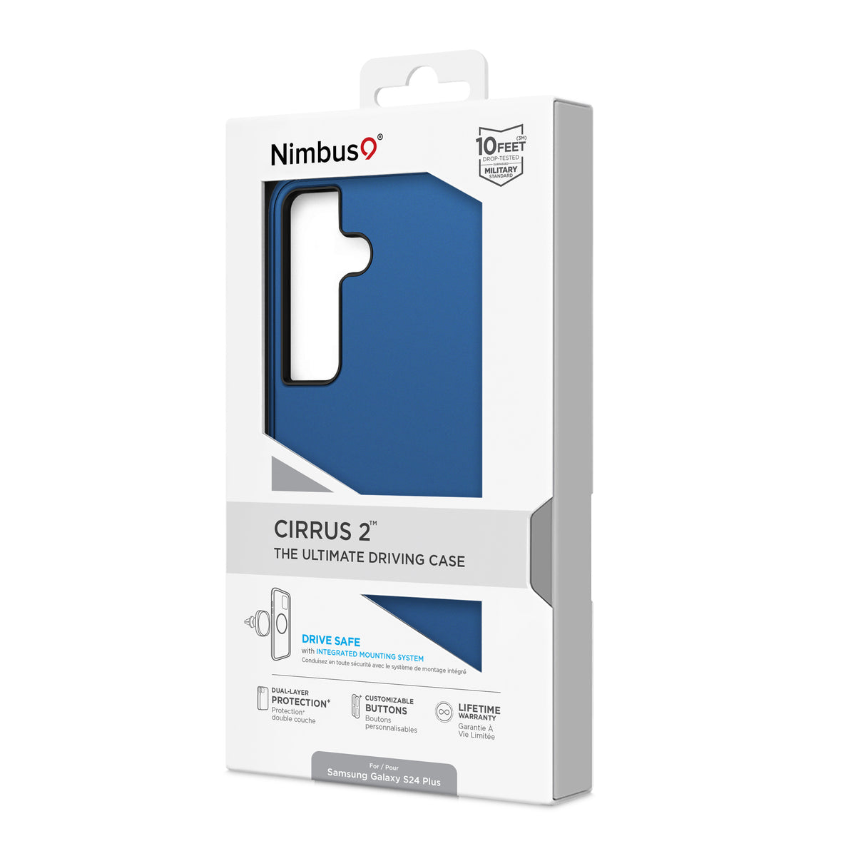 Coque Nimbus9 Cirrus 2 pour Galaxy S24 Plus – Bleu cobalt