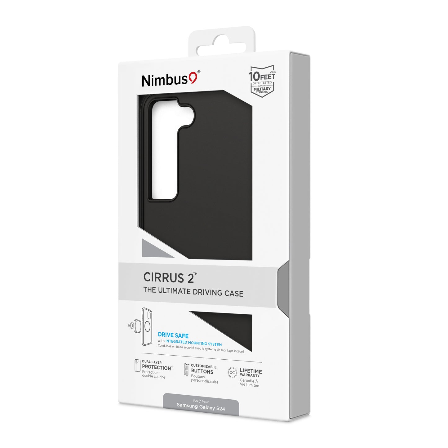 Coque Nimbus9 Cirrus 2 pour Galaxy S24 – Noir