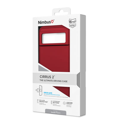 Étui MagSafe Nimbus9 Cirrus 2 pour Google Pixel 8 – Cramoisi