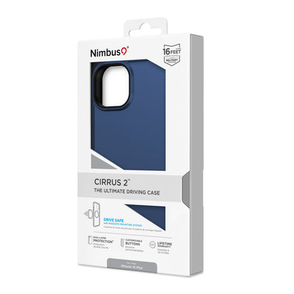 Coque iPhone 15 Plus MagSafe Nimbus9 Cirrus 2 – Bleu nuit