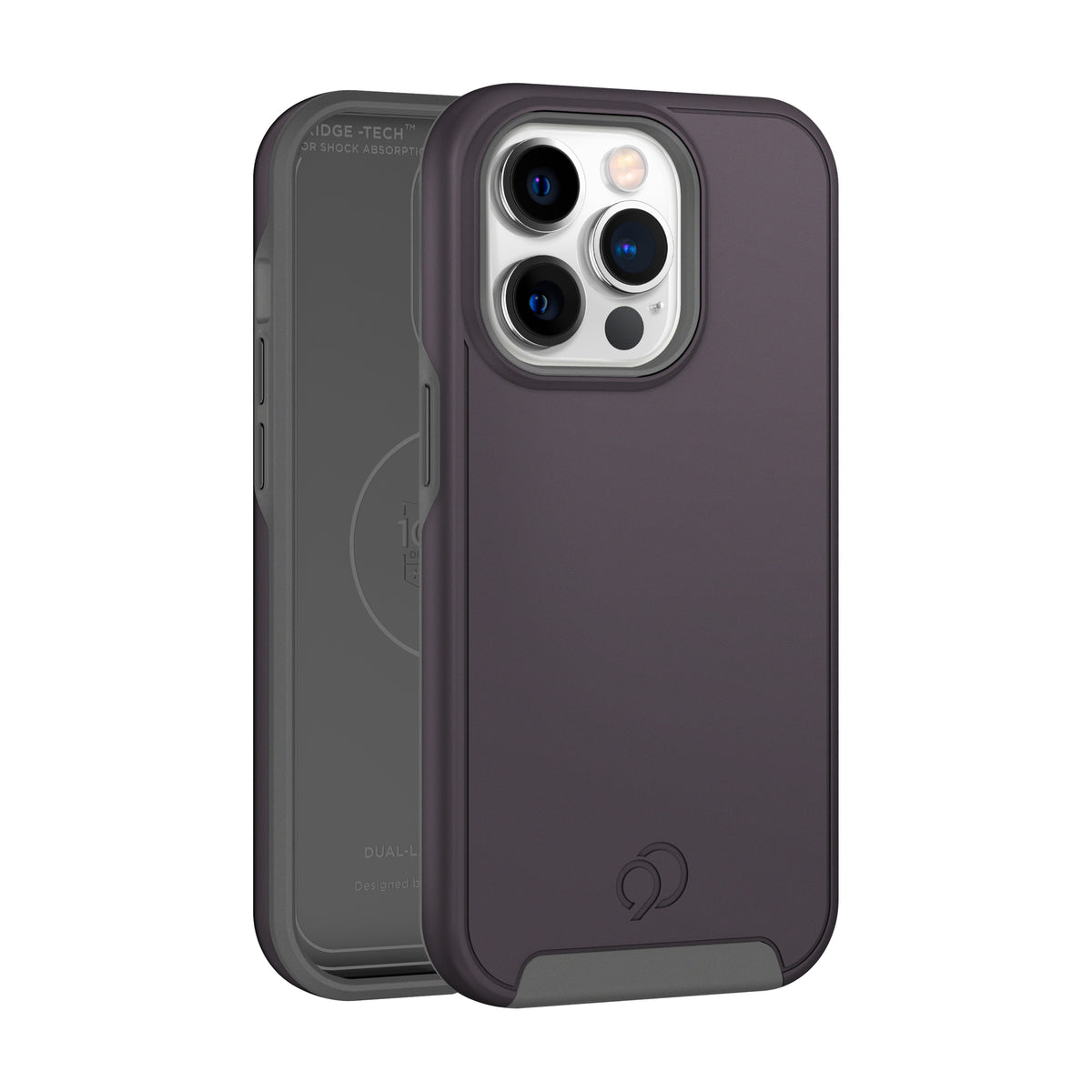 Funda MagSafe Nimbus9 Cirrus 2 para iPhone 15 Pro - Ciruela