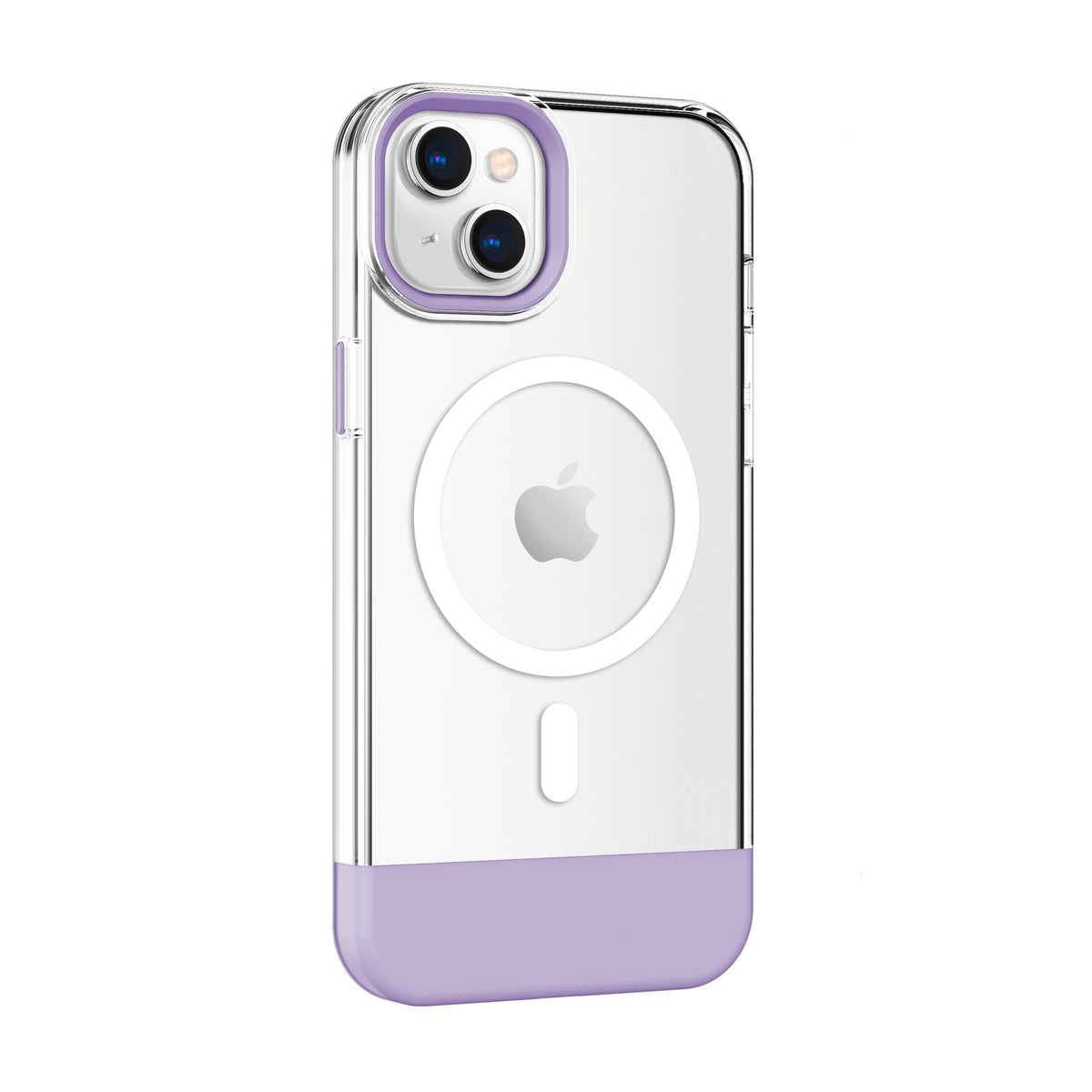 Coque MagSafe Nimbus9 Ghost 3 pour iPhone 15 Plus – Lilas transparent