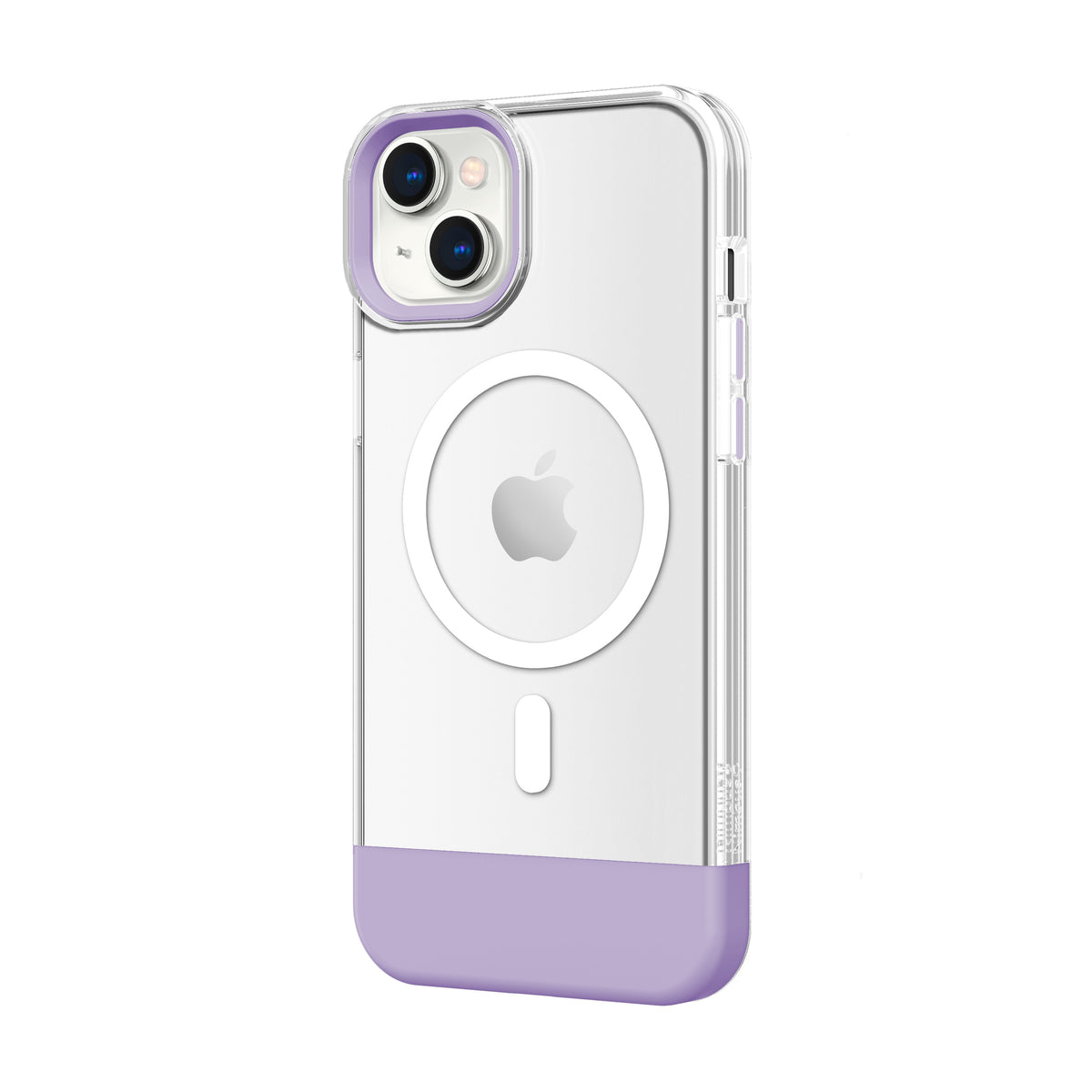 Coque MagSafe Nimbus9 Ghost 3 pour iPhone 15 Plus – Lilas transparent