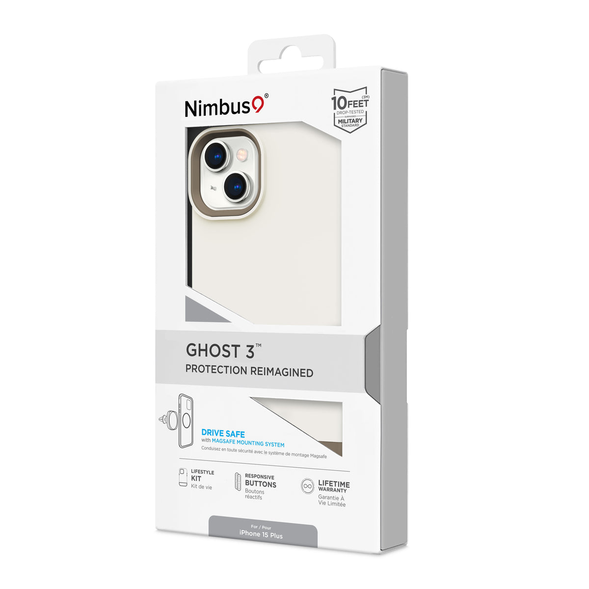 Nimbus9 Ghost 3 iPhone 15 Plus MagSafe Case