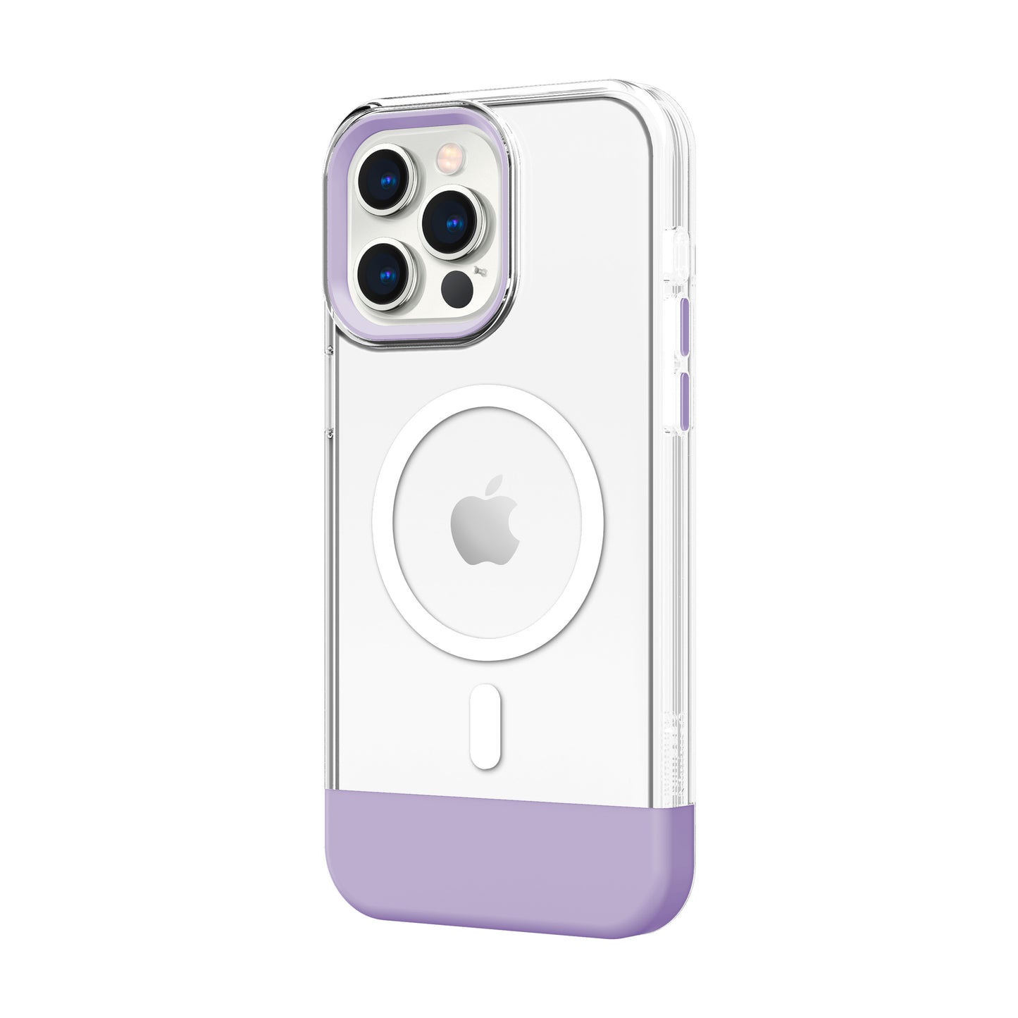 Funda MagSafe Nimbus9 Ghost 3 para iPhone 15 Pro Max - Lila transparente