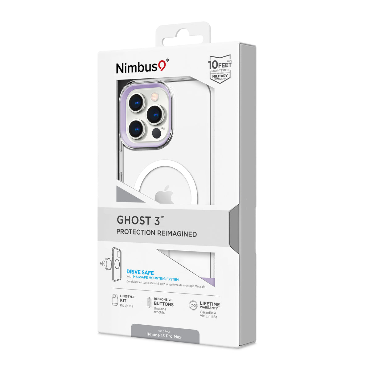 Nimbus9 Ghost 3 iPhone 15 Pro Max MagSafe Case