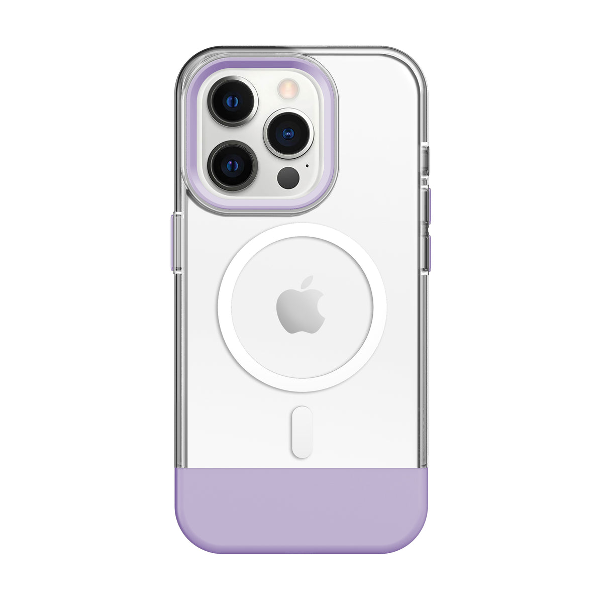 Coque MagSafe Nimbus9 Ghost 3 pour iPhone 15 Pro – Lilas transparent
