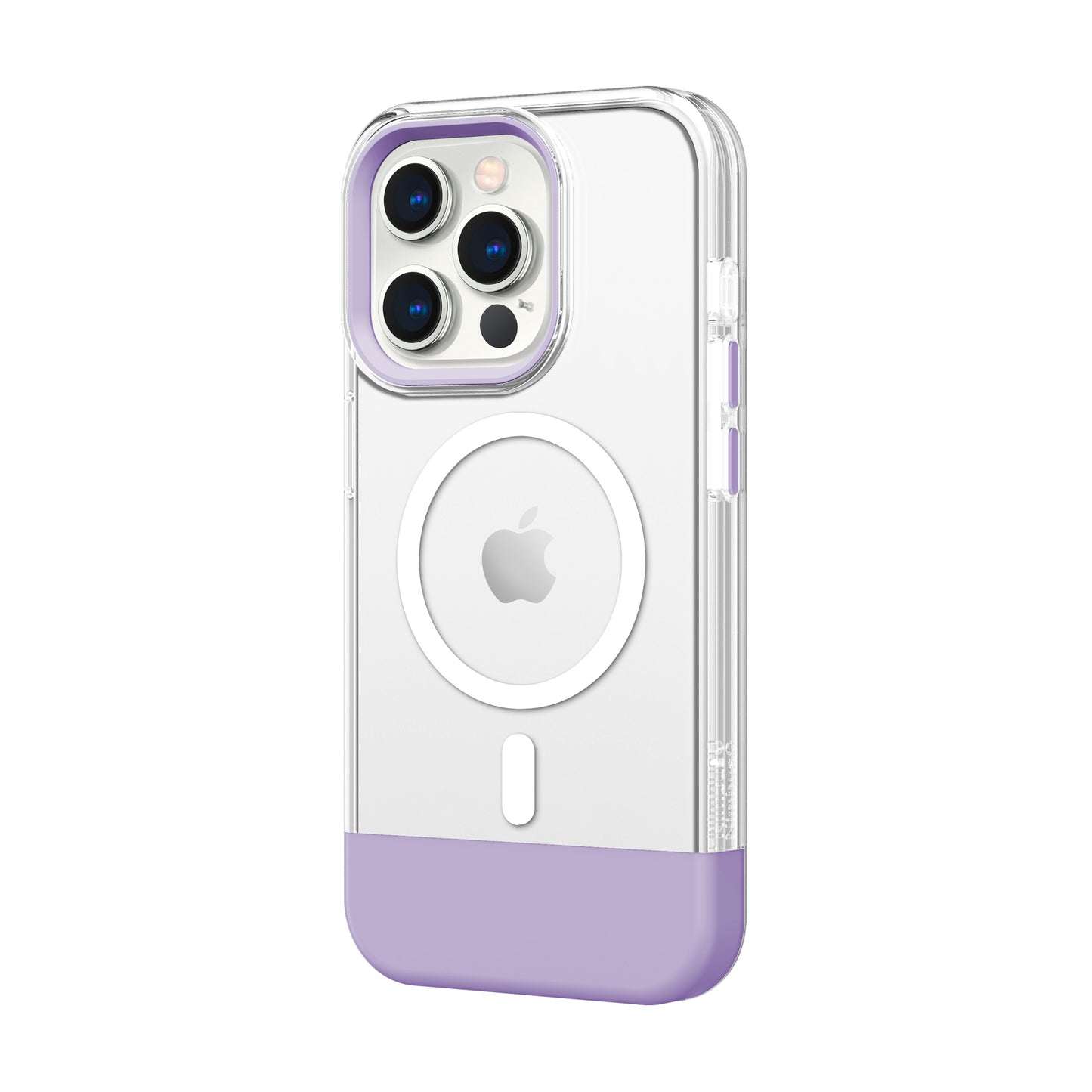 Coque MagSafe Nimbus9 Ghost 3 pour iPhone 15 Pro – Lilas transparent