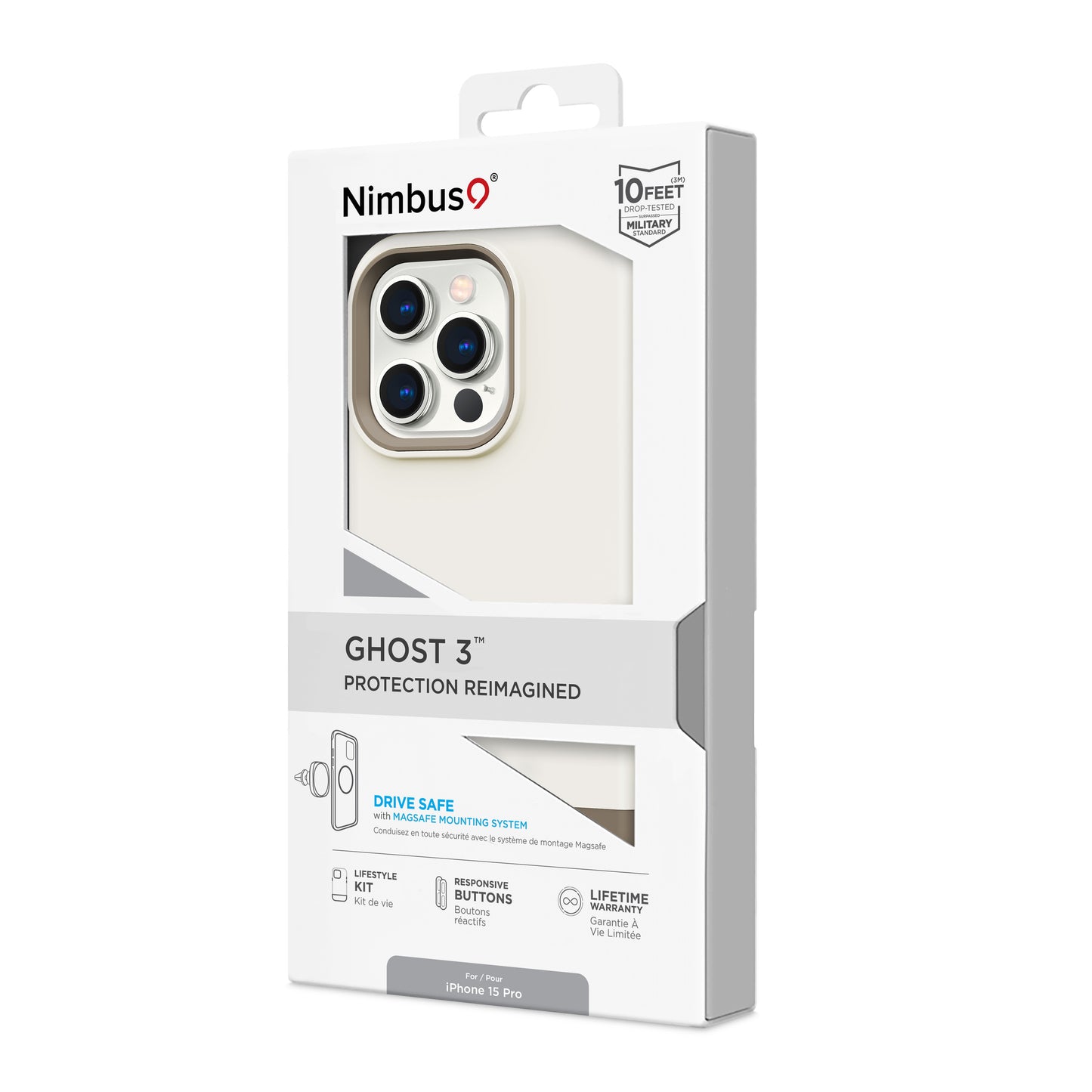 Nimbus9 Ghost 3 iPhone 15 Pro MagSafe Case