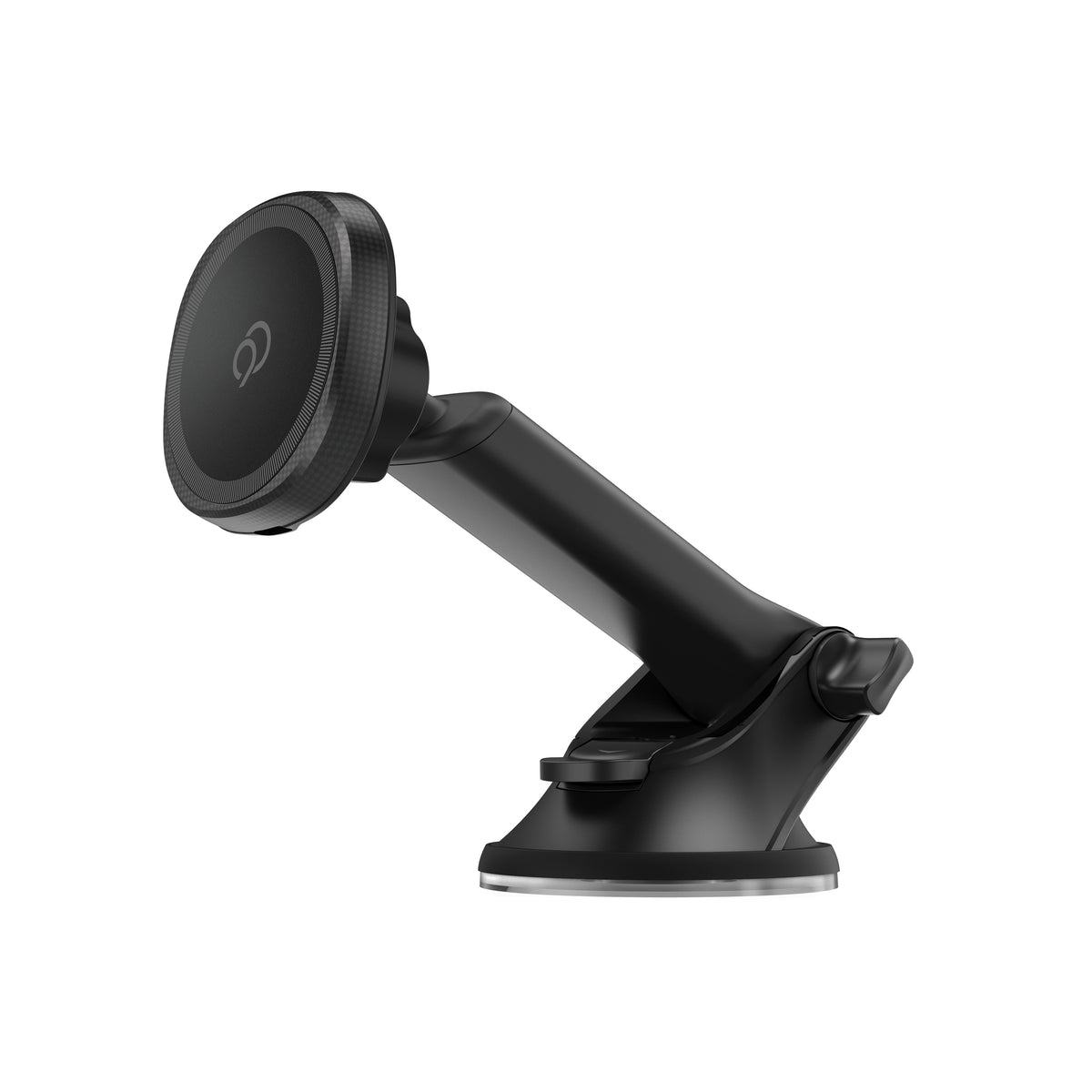 Soporte magnético para teléfono con ventosa y carga inalámbrica Nimbus9 - Negro