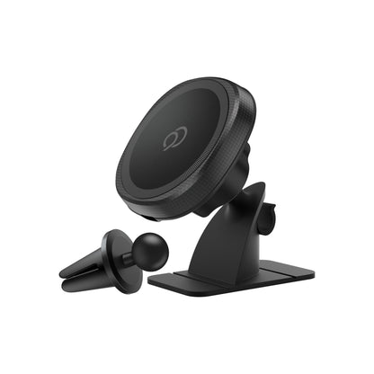 Kit de support magnétique pour téléphone à chargement sans fil Nimbus9 pour grille d'aération et tableau de bord - Noir