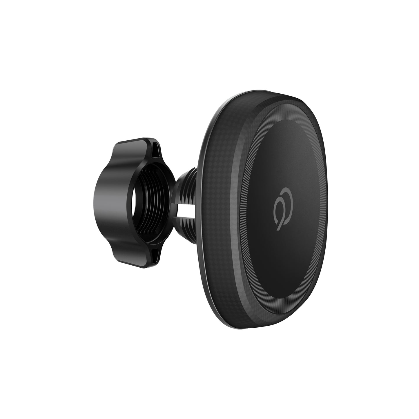 Kit de support magnétique pour téléphone à chargement sans fil Nimbus9 pour grille d'aération et tableau de bord - Noir