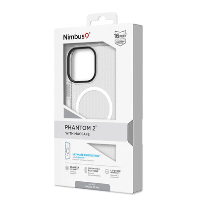 Coque MagSafe Nimbus9 Phantom 2 pour iPhone 15 Pro – Transparente