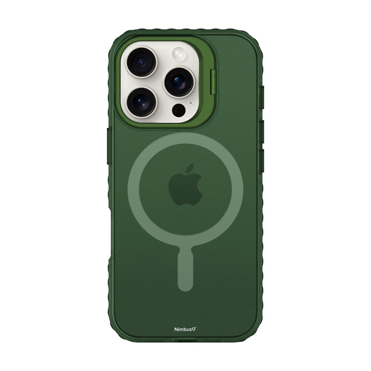 Funda MagSafe Nimbus9 Stratus 2 para iPhone 16 Pro - Verde escarcha