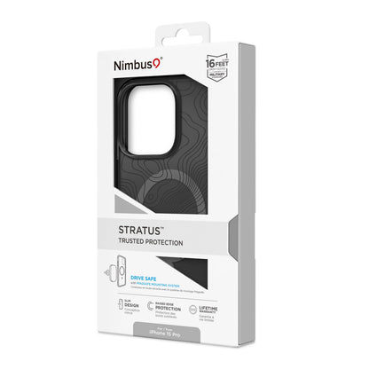 Coque MagSafe Nimbus9 Stratus pour iPhone 15 Pro – Topographie
