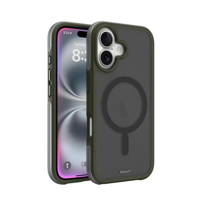 Funda MagSafe Nimbus9 Summit para iPhone 16 Plus - Verde escarcha