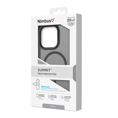 Funda MagSafe Nimbus9 Summit para iPhone 16 Pro - Negro escarcha