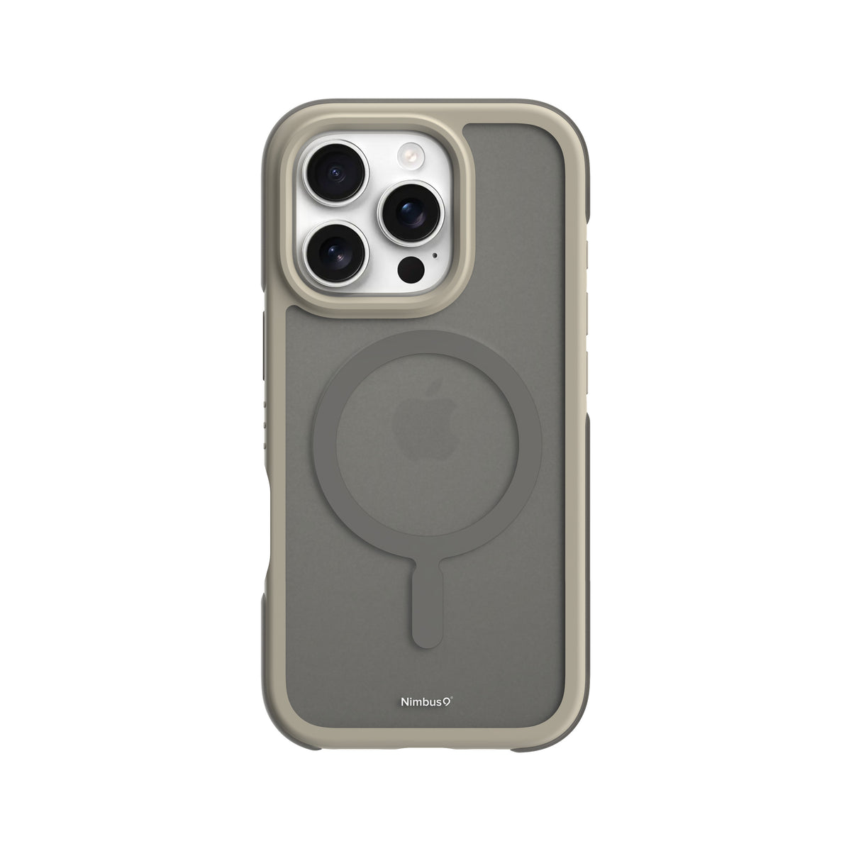 Funda MagSafe Nimbus9 Summit para iPhone 16 Pro - Gris topo escarchado