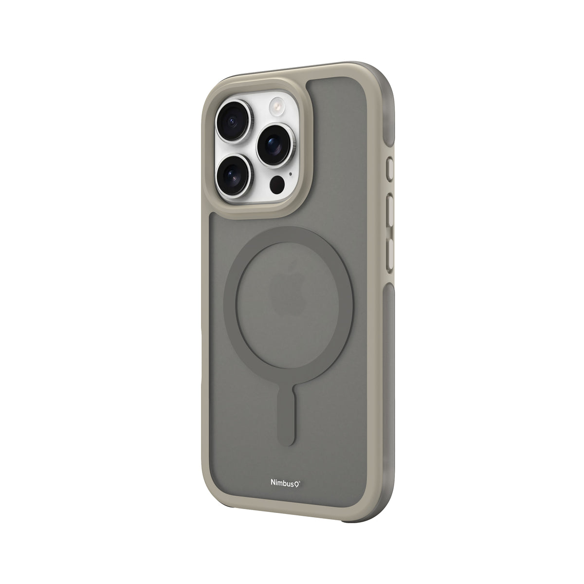 Funda MagSafe Nimbus9 Summit para iPhone 16 Pro - Gris topo escarchado
