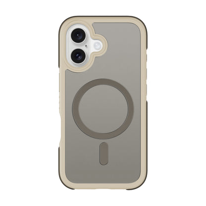 Funda MagSafe Nimbus9 Summit para iPhone 16 - Gris topo escarchado