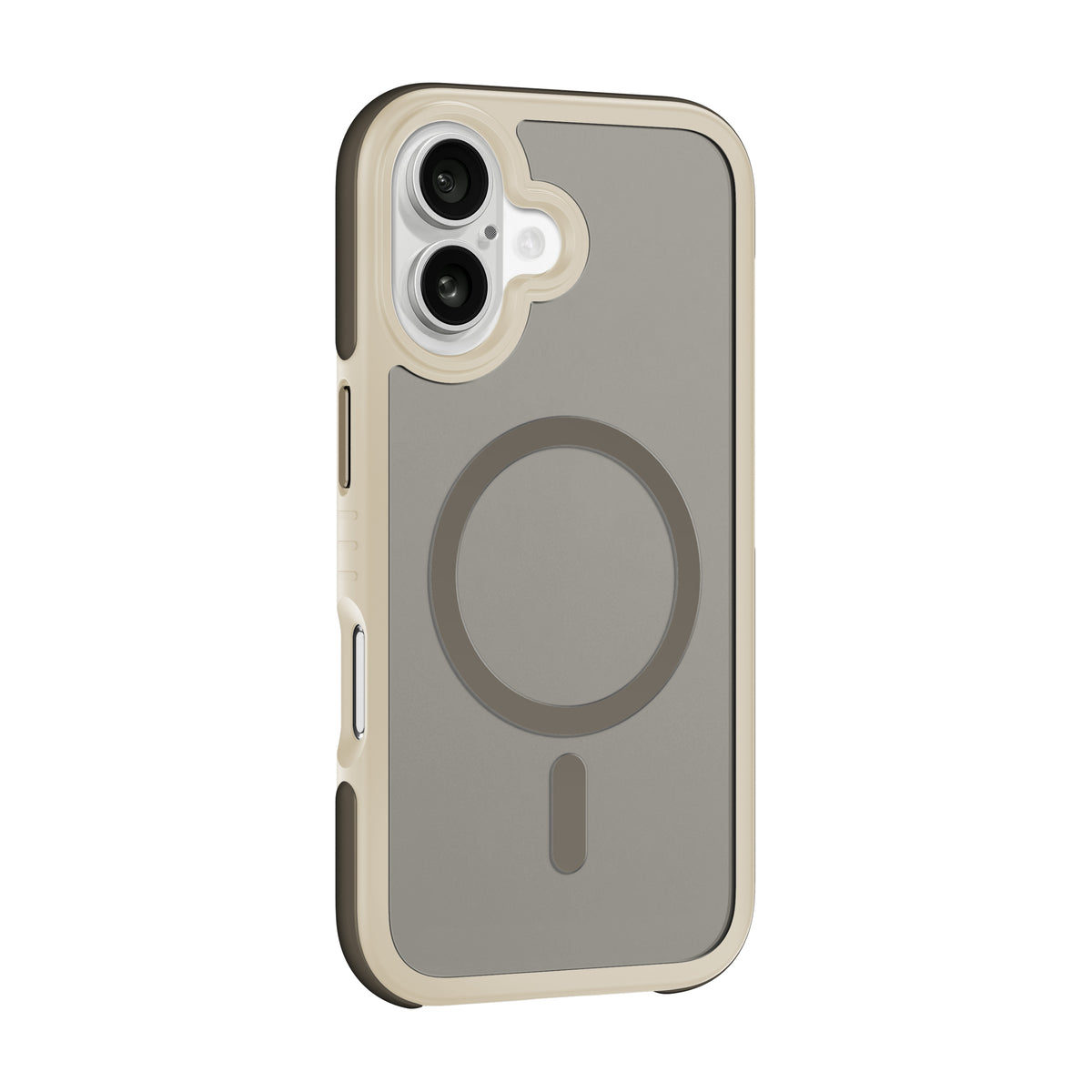 Funda MagSafe Nimbus9 Summit para iPhone 16 - Gris topo escarchado