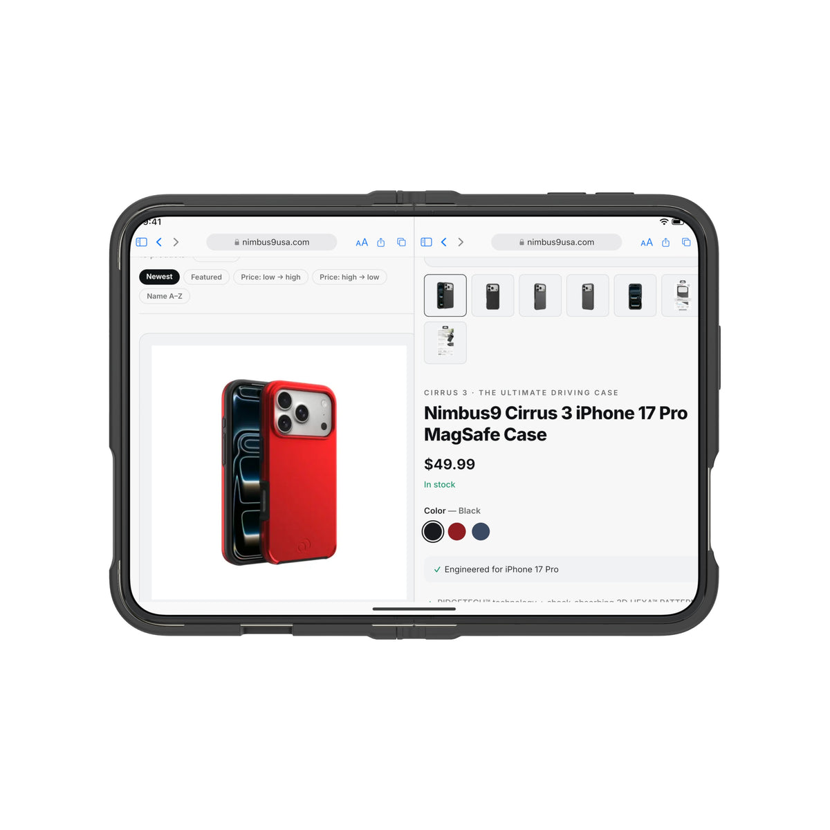 Nimbus9 Alto Foldable iPhone Duo MagSafe Case