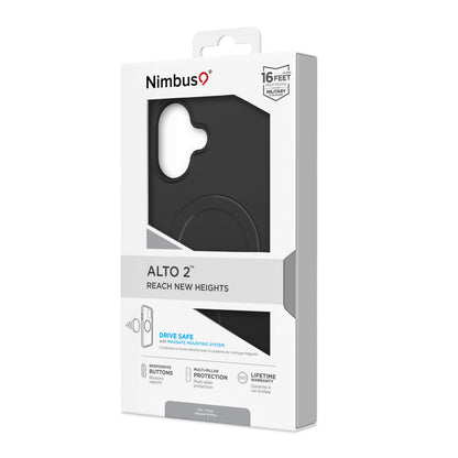 Funda MagSafe Nimbus9 Alto 2 para iPhone 16 Plus - Negra