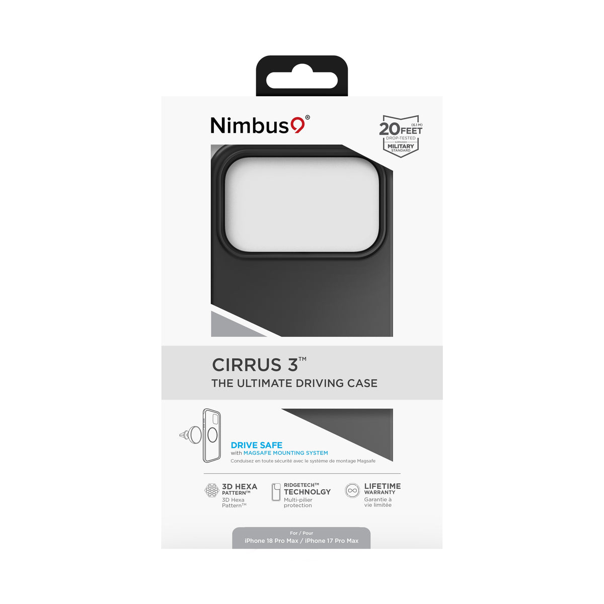 Nimbus9 Cirrus 3 iPhone 18 Pro Max / 17 Pro Max MagSafe Case