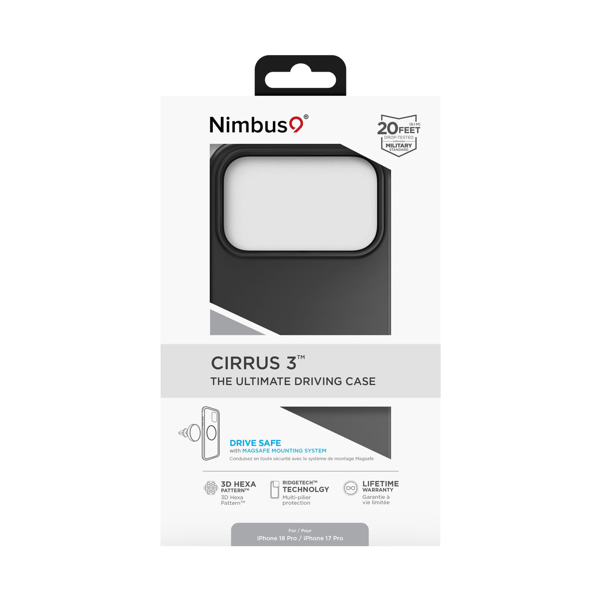 Nimbus9 Cirrus 3 iPhone 18 Pro / 17 Pro MagSafe Case