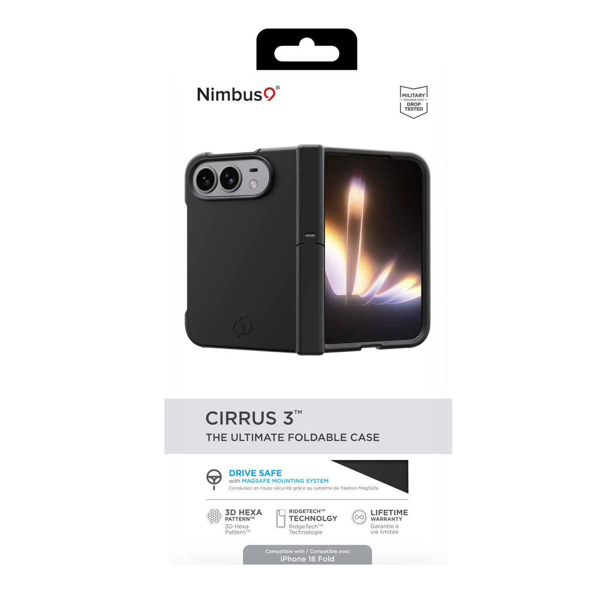 Nimbus9 Cirrus 3 Foldable iPhone Duo MagSafe Case