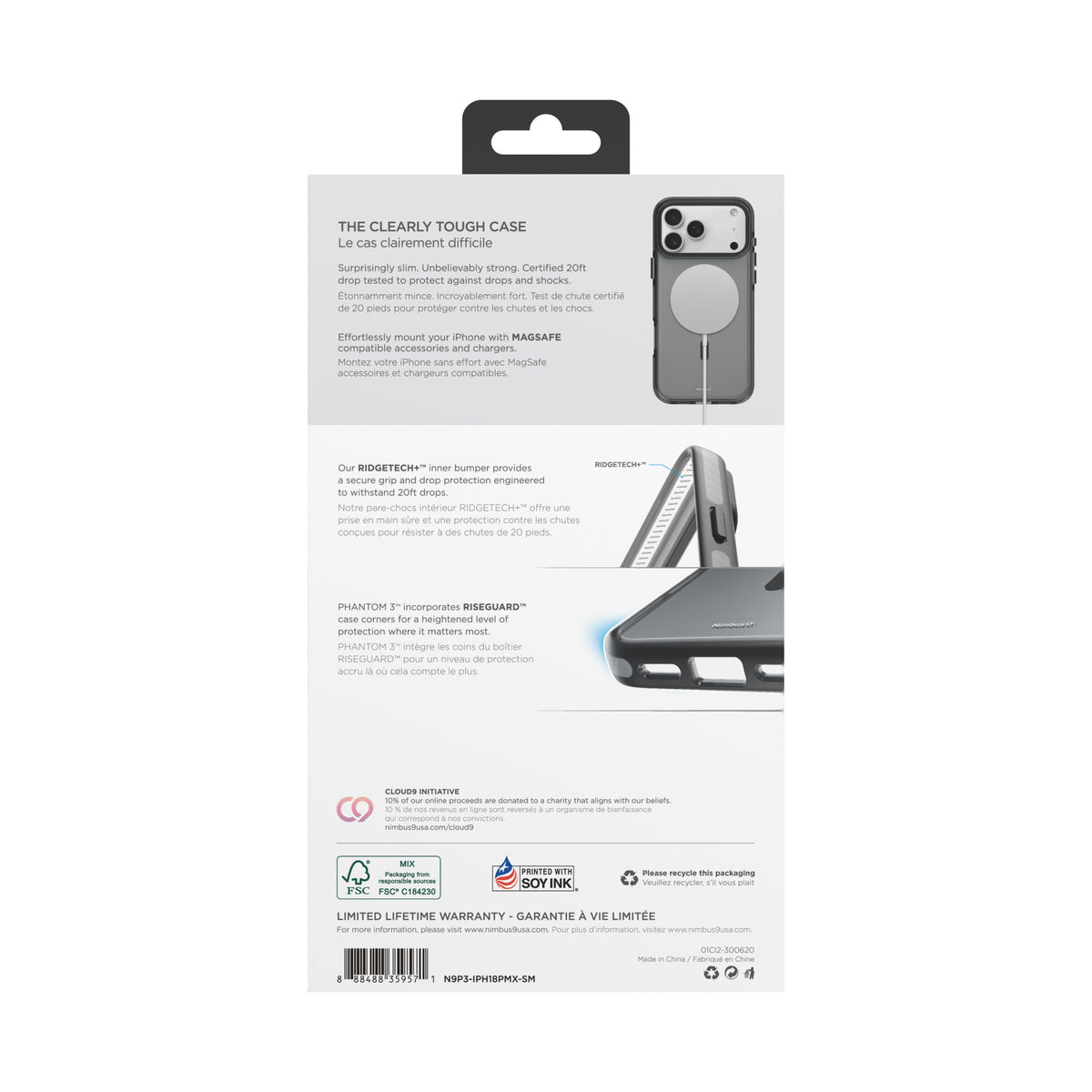 Nimbus9 Phantom 3 iPhone 18 Pro Max / 17 Pro Max MagSafe Case