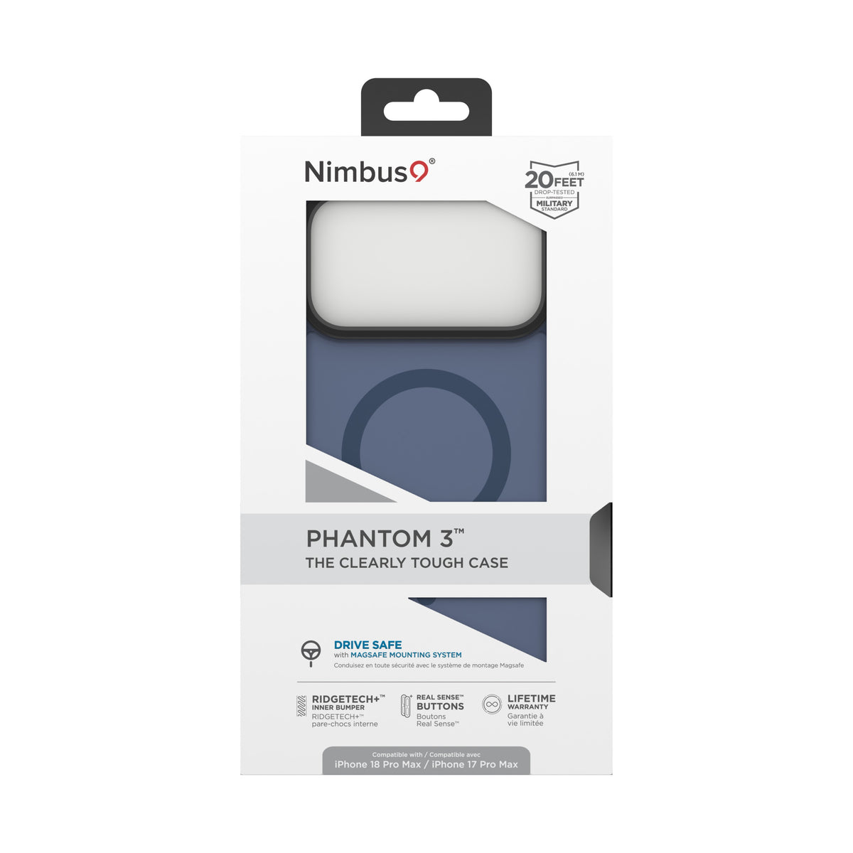 Nimbus9 Phantom 3 iPhone 18 Pro Max / 17 Pro Max MagSafe Case