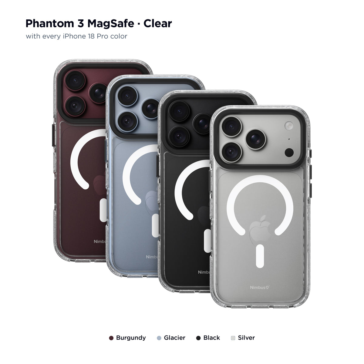 Nimbus9 Phantom 3 iPhone 18 Pro / 17 Pro MagSafe Case