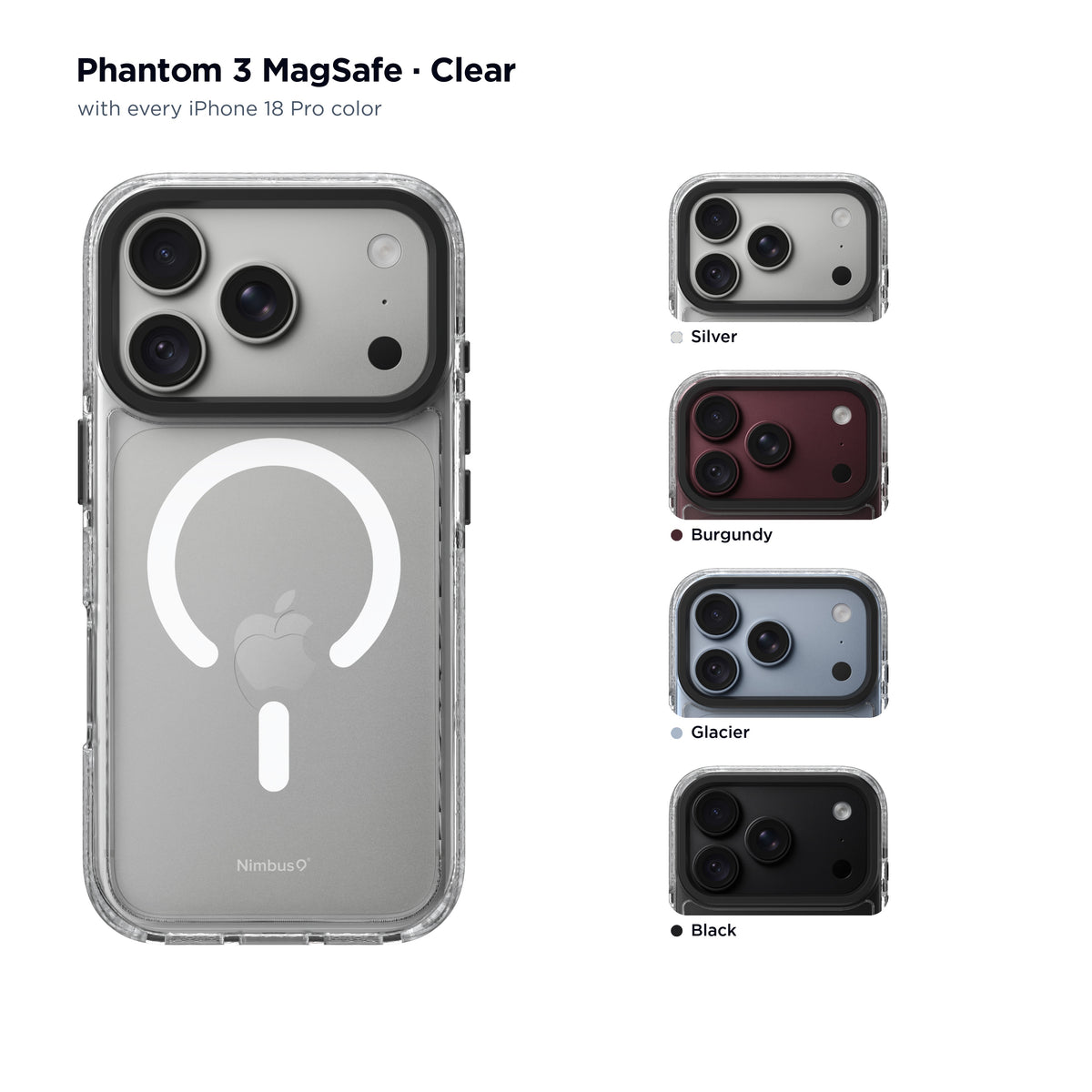 Nimbus9 Phantom 3 iPhone 18 Pro / 17 Pro MagSafe Case